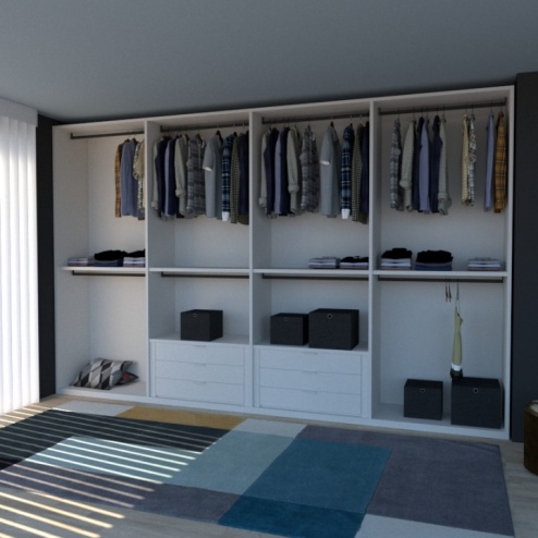 Cabina armadio Smart+ L.402,5 cm